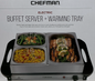 Chefman buffet server + warming tray