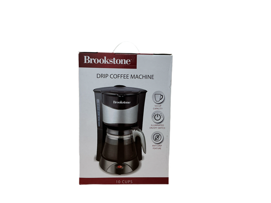 Drip Coffee Machine 10 cup capacity- Brookstone