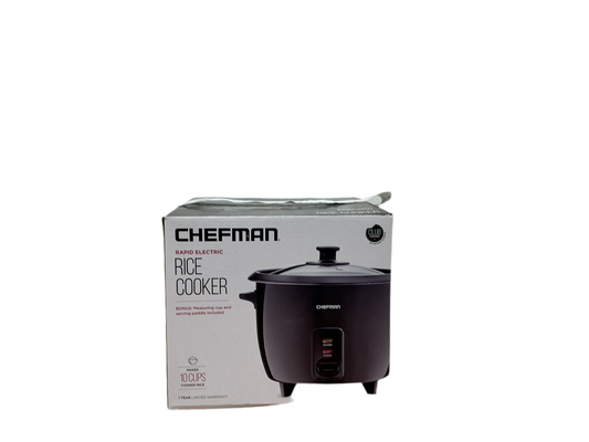 Chefman rapid electric rice cooker -makes 10 cups cooked rice