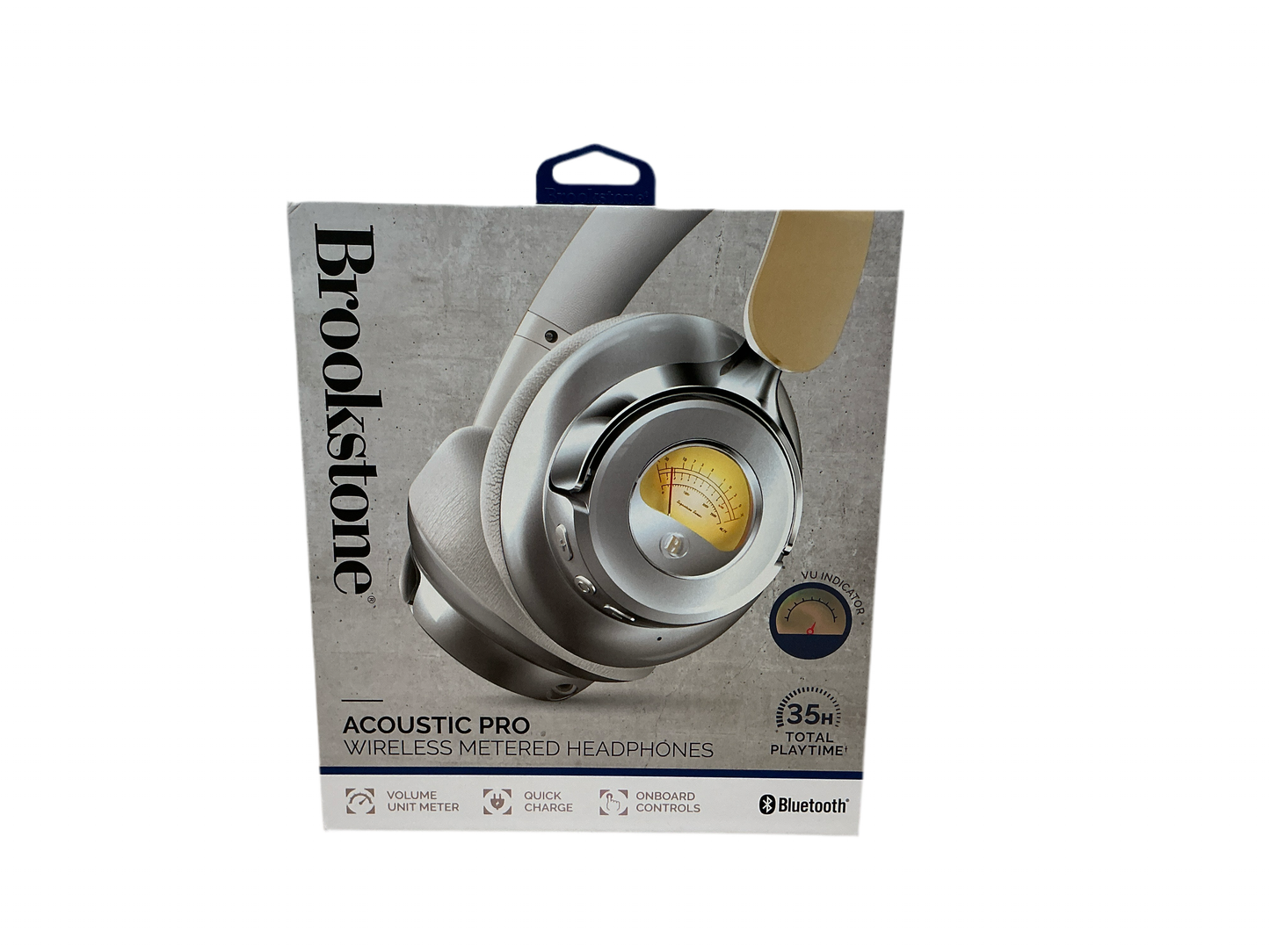 ACOUSTIC PRO wireless metered headphones- Brookstone